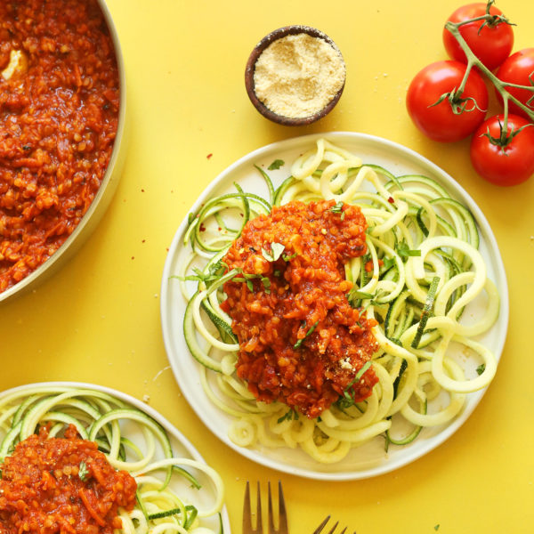 SPIRALIZED-Zucchini-Pasta-with-Vegan-Lentil-Red-Sauce-30-minutes-so-hearty-and-healthy-vegan-glutenfree-pasta-zucchini-recipe